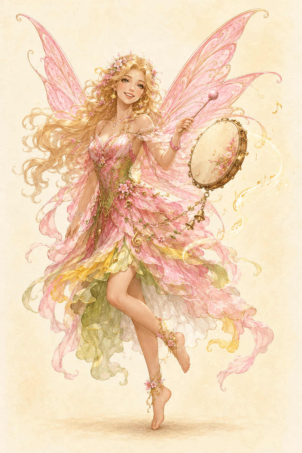 Lily, fairy sister of Joy and Happiness
