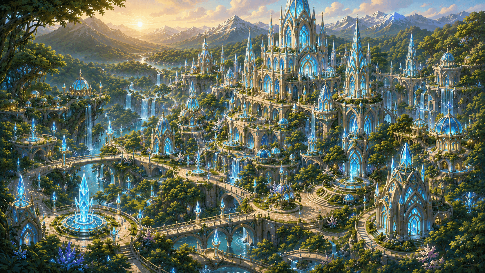 Evaland City Among the Trees